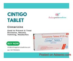 Cintigo Tablet: Your Travel Companion Against Motion Sickness | Online Generic Medicine