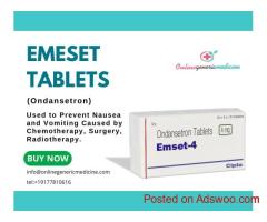 Emeset Tablets: Effective Relief from Nausea and Vomiting | Online Generic Medicine
