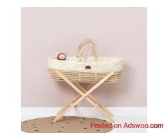Cozy & Stylish Baby Moses Basket – Shop Now at Bambinista