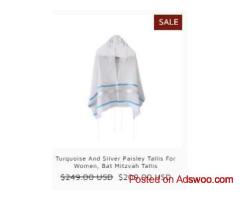 Celebrate The Spiritual Journey with Girls Tallit from Galilee Silks!