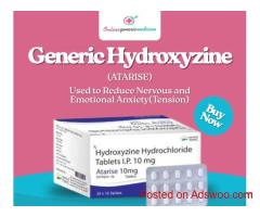 Hydroxyzine Tablets - Anxiety & Allergy Relief | Online Generic Medicine