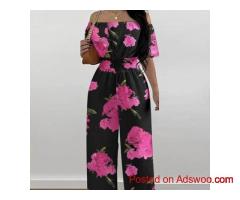 Plus Size Denim Cargo Jumpsuit — Urban Utility with Style