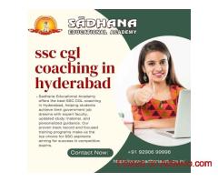 Best SSC CGL Coaching in Hyderabad – Sadhana Educational Academy