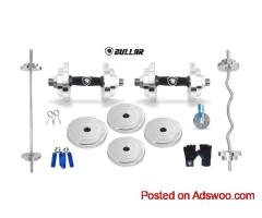 Steel home gym set