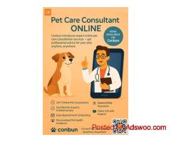 Online Pet Care Consultation – Talk to Certified Pet Experts on Conbun