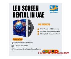 Top Event Solutions with LED Screen Rental UAE