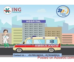 Get Easily Accessible Ambulance Service in Hatia for Transportation