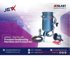 sandblasting machine and accessories | Jetblast
