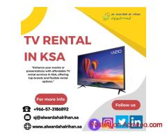 Need Affordable TV Rental in KSA for Events?