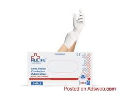 Complete Range of Latex Examination Gloves for Professionals