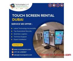 Smart Presentation Support via Touch Screen Rental Dubai Options?