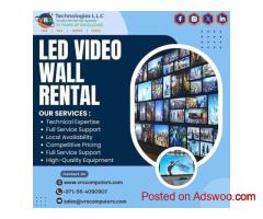 Why Do Businesses Prefer Modern Led Video Wall Rental?