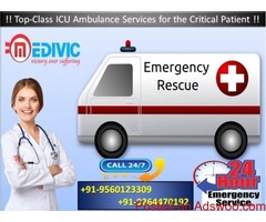 Appropriate ICU Support Road Ambulance Service in Mokama by Medivic