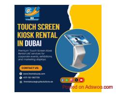 Affordable Touch Screen Kiosk Rentals for Dubai Trade Shows