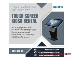 Touch Screen Kiosk Rental for Events in Saudi Arabia