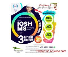 IOSH MS Course in Singapore – Festive Offer on HSE Training