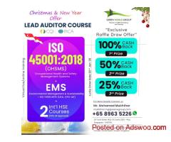 Christmas & New Year ISO 45001 Lead Auditor Course Offer