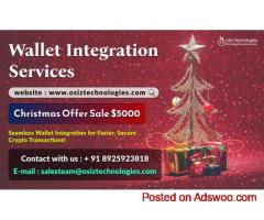 Seamless Wallet Integration Services for Your Crypto Apps – Christmas Offer $5000 |Osiz Technologies