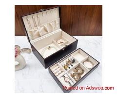 Jewellery Organiser Box Designed for Rings, Earrings & Necklaces