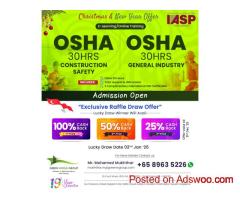 OSHA 30 Hours Training Online in Singapore