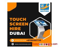 Why Hire Touch Screens for Events in Dubai?