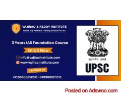 3 Years IAS Foundation Course for Beginner- Vajirao and Reddy IAS Institute