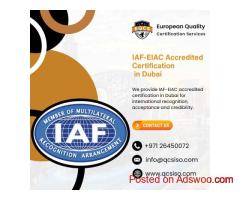 IAF-EIAC Accredited Certification in Dubai