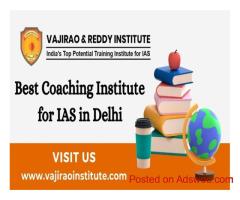 Best coaching institute for IAS in Delhi​- Vajirao and Reddy