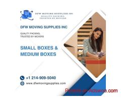 Quality Moving & Packing Boxes Available in DFW