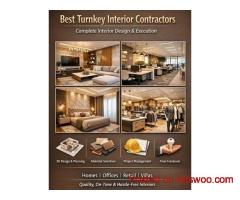 Best Turnkey Interior Contractors – Complete Interior Design & Execution