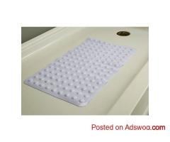 Mildew Resistant Sanitized PVC Bath Mat – 15.5×27.5″