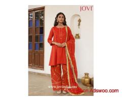Farshi Salwar Suit Online by JOVI INDIA
