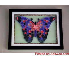 Innovative gifts for home decor Abstract Butterfly art work Aadhi Creation