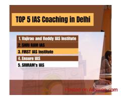 Top 5 IAS Coaching in Delhi- Best Institutes for UPSC Preparation