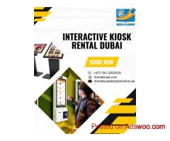 Ready to Upgrade with Affordable Interactive Kiosk Rental Dubai?