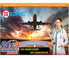 Pick Medivic Air Ambulance in Hyderabad with Hi-tech ICU and CCU Setup
