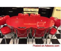 Retro Diner Tables and Chairs – Perfect for Cafés or Home!