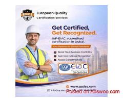 IAF accredited Certification in Dubai | EIAC Certification Services in Dubai