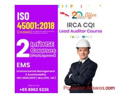 ISO 45001:2018 Lead Auditor Course in Singapore