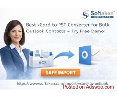 Best vCard to PST Converter for Bulk Outlook Contacts – Try Free Demo