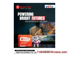 Best Battery for Inverter – Sakthi Tubular Battery