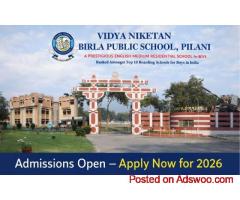 Birla School Pilani Admission Open 2026 – Apply Today for Top Education