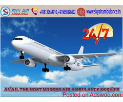 Use Sky Air Ambulance in Varanasi with Medical Aid
