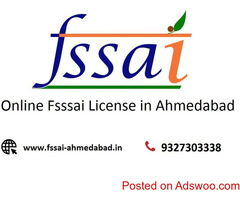 Online Fssai License in Ahmedabad