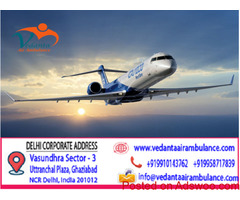 Apparent Air Ambulance by Vedanta Air Ambulance Chennai