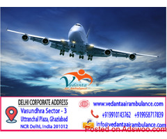 Account-Friendly Services by Vedanta Air Ambulance Bhopal