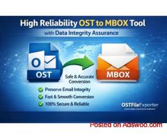 High Reliability OST to MBOX Tool with Data Integrity Assurance - With OSTFileExporter