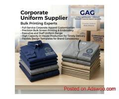 Corporate Uniform Supplier Bulk Printing Experts