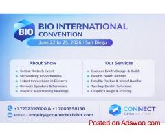 Stand Out at BIO 2026 with Custom Trade Show Booths in San Diego