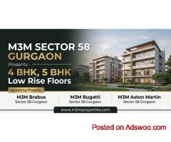 M3M Sector 58 Gurgaon - Designed To Pamper You